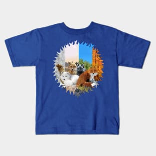 Four Shades of Fox Kids T-Shirt